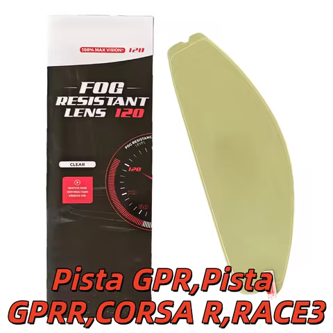 PISTA Anti Fog Insert for AGV Pista GPR,Pista GPRR,CORSA R,RACE3 Motorcycle Helmet Visor Anti Fog Fi