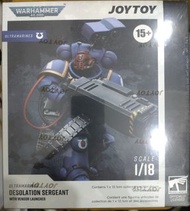 Joytoy 暗源 - Scale 1/18 - Warhammer 40000 - Ultramarines - Desolation Sergeant with Vengor Launcher