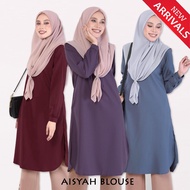 AISYAH BLOUSE - TUNIC BLOUSE MUSLIMAH