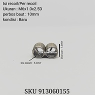 Recoil m6x1.0 2.5D helicoil m6 x 1.0 spring recoil perbos m 6