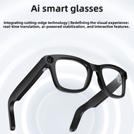 E02 Smart Glasses with Bluetooth Calling, 8MP Camera, Real-time Translation, Voice Wake-up, and Vide