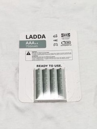 2 SETS (TOTAL 8 PCS) OF IKEA LADDA AAA 1.2V 750MAH NI-MH RECHARGEABLE CELL 2 盒共8粒充電池