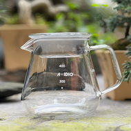 A-IDIO 玻璃手把耐熱咖啡壺 400ml
