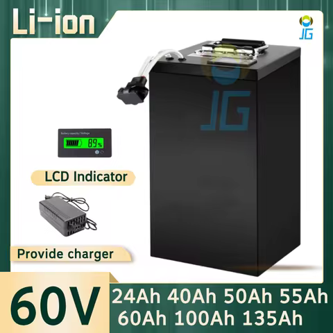 60V 50AH lithium ion battery 24AH 40AH 65AH 100AH 1000W-3000W vehicle golf car
