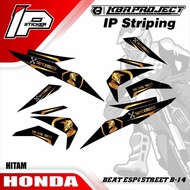 BEAT ESP&amp;STREET striping BEAT ESP&amp;STREET motor HONDA motor sticker