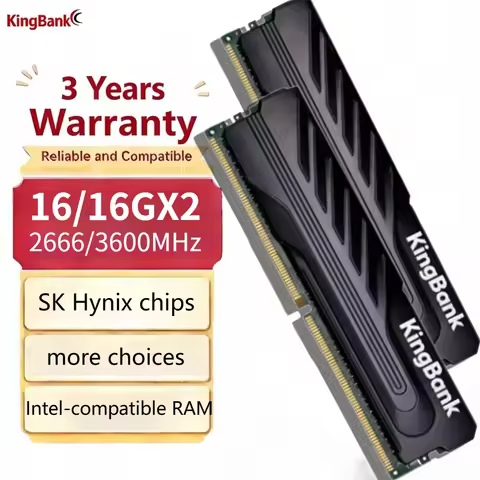 Original Kingbank RAM DDR4 16G/16GBX2 2666/3600MHZ Intel-compatible memory XMP 1.4V UDIMM SK Hynix c
