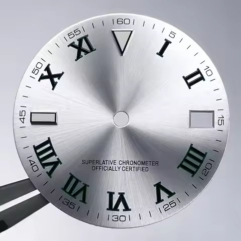 NH35 Dial S Logo 28.5mm Sunray 62MAS Prospex Roma Index Replacement Mod Parts Green Luminous Suitabl