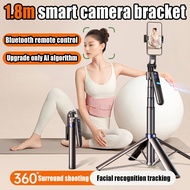 Face Tracking Gimbal stabilizer Quadrapod 360°rotation Selfie Stick with Detachable Phone Clip for P