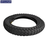 [ISHOWMAL] 12 Inch 12x2 4 Bike Tire for Stroller Off Road Rubber Inflatable Wheel