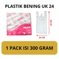 GB - HD SUNLY PLASTIC 300 GRAM SIZE 24CM & 15CM CLEAR TRANSPARENT - MULTIPURPOSE CLEAR PLASTIC BAG