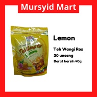888 Uncang Teko Teh Wangi Ros Perisa Lemon 20 uncang Tea Potbags