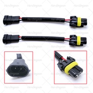 1 Pair H11 Male To HB3 9005 HB4 9006 Female Plug Connector Wiring Harness Car Headlight Fog Light So