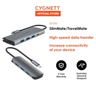 CYGNETT Unite 6 in 1 SlimMate/5 in 1 TravelMate USB-C Hub