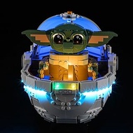 GEAMENT LED Light Kit Compatible with Lego Grogu with Hover Pram Building Blocks Model - Lighting Se