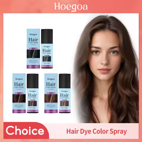 Temporary Hair Coloring Spray One-Time Hair Color Covering White Gray Hair Hairline Dye Lasting Colo