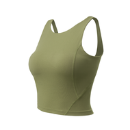 【Jollynn】 Bra Active High Neck Sports Bra Top สปอร์ตบรา ย้านุ่มใส่สบาย มีความยืดหยุ่นสูง ระบายอากาศไ