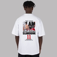 Heavy Small Neckline 350G Slam Dunk t-Shirt Jersey Sakuragi Flower Road Movie Basketball Pure Cotton