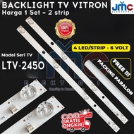 MATA Vitron Tv Backlight LTV-2450 Vitron Tv led Light 24 inch 4 Button Eye 4k 6v