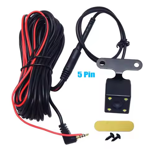 Reverse Dashcam 5-Pin HD Reverse Image Waterproof Night Vision 170 Degree Video Image