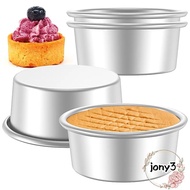 JONY Cake Bake Pan, Round Aluminum Alloy Cake Tin,  4/5/6/7/8/9/10 Inch Heat-Resistant Non-Stick Cak