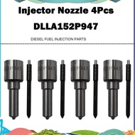4PCS New DLLA152P947 Diesel Injector Nozzle for Fuel Injector for Nissan Navara D22 D40 Frontier 2.5