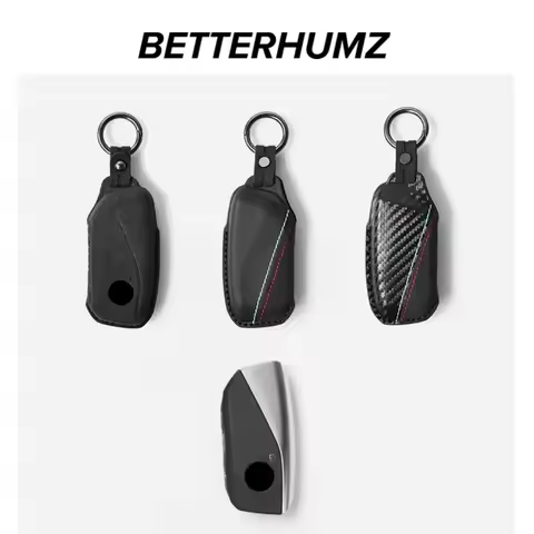 Make of Alcantara Car Key Case Cover Shell For BMW X3 G01 G08 X5 G05 G18 I7 X7 G07 5 Series G30 1 U1