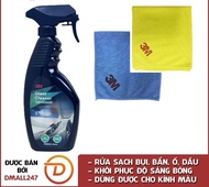 Dung dịch rửa kính ô tô 3M PN38191LT tặng khăn lau ô tô chuyên dụng 3M màu ngẫu nhiên