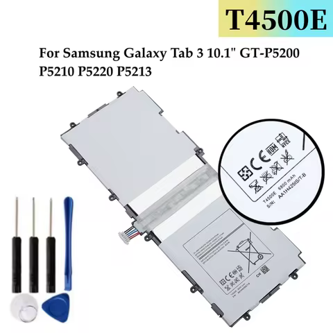 T4500E T4500C T4500K For Samsung Galaxy Tab 3 10.1 Tablet Battery GT-P5210 GT-P5200 P5200 P5220 P521