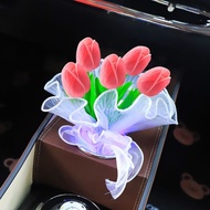 Wuling Bingguo Car Interior Decoration Car Tulip Bouquet Bingo Car Center Console Decoration Interio
