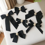 MOCHO Black Bow Brooch Pin, Breast Cancer Melanoma Cancer Black Ribbon Pin, Sweet Skin Cancer Awaren
