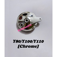Yamaha Y110 Y100 Y80 Rear Hub Panel - Chrome #brek hub belakang krum ss110