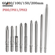 [GOODCHOICE] 60-200mm PH0 PH1 PH2 802 Electric Cross Screwdriver Bit Magnetic ImpactDriver