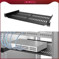 [Lohobby] Server Bracket 1U Rack Shelf Networking Tool Network Rack Computer Case Mounting Tray Devi