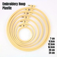 Embroidery Hoop Punch Needle Hoop Needlework Hoop Diy Plastic Embroidery Stretcher Cross Stitch Hoop