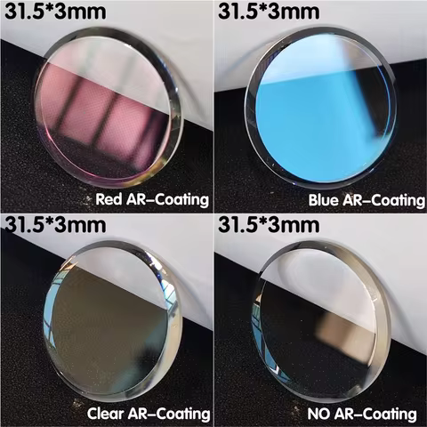 Watch Sapphire Glass 31.5x3mm Crystal Watch Flat Glass Chamfer Fits SKX007 SRPD51K1 SRPD53K1 SRPD63K