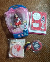 美少女戰士 火星 火野麗 立牌 襟章 夾仔 盒仔 figure 公仔