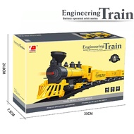 2022 New Simulation Electric Train Christmas Toy Car Set Classical Christmas Railway Model Education