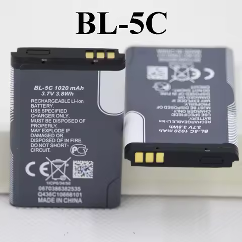 BL5C BL-5C Phone Battery For Nokia 1100 1110 1200 1208 1280 1600 2600 2700 3100 3110 5130 6230 6230i