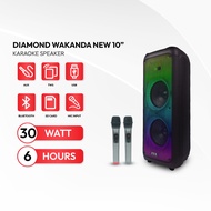 TANAKA Diamond Wakanda NEW Speaker Portable 12/10/8 Inch Bluetooth Indoor Karaoke Wireless Mic