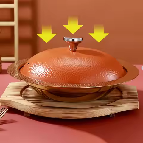 Stainless Steel Pot with Lid Kitchen Cookware Saucepan Hot Pot Chinese Cookware Snack Plates Instant