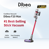 Best Seller | Dibea F20 Max Cordless Vacuum Cleaner Powerful 25000 Pa Suction Power | Local Warranty