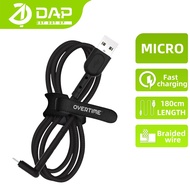 Overtime Charging 2 in 1 Stand USB to Micro Data Cable Length 2M / 6FT