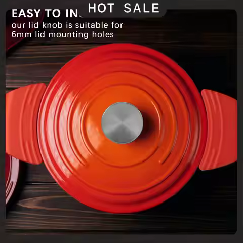 24-Hour Delivery 2PCS Dutch Oven Knob, Stainless Steel Pot Lid Replacement Knob For Le Creuset/ For 