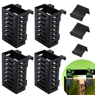 Zelans Aquarium Water Supply Stand Hydroponic Basin Adjustable Hydroponic Basin for Fish Tank Decor 2-pack Aquarium Plant Holder with 3 Sizes Perfect