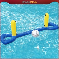[PETSOLA] Inflatable Pool Volleyball Set Inflatable Ball Lake Outside Inflatable Pool