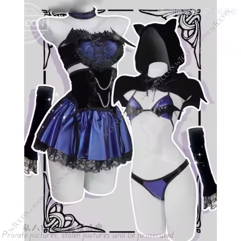 Succubus Cat Halloween Cape Two Dimensions Costume Lolita Costume Cosplay Woman Little Devil Koakuma