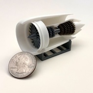 Boyin BOEING 737 Vortex Engine Model AIRBUS Aviation Aircraft Engine CFM56 Engine Decoration Toy Ass