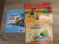 英文繪本~Froggy 系列 三書