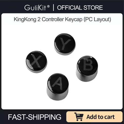 Gulikit NS32 Keycap for Gulikit KingKong 2 Pro NS08 NS09 Game Controller A B X Y Button for PC Place