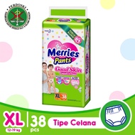 Merries Pants Pampers XL Size Contents 38 PCS